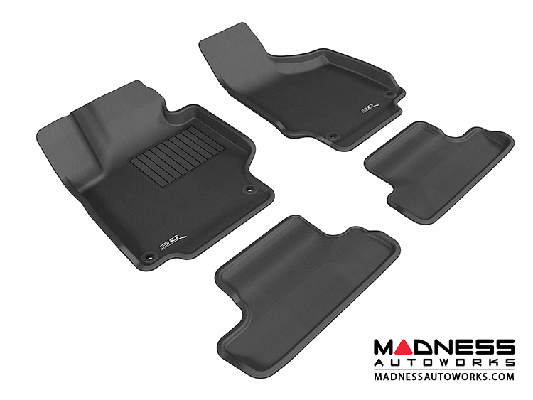 Audi TT/ TTS Floor Mats (Set of 4) - Black by 3D MAXpider (2008-2015)